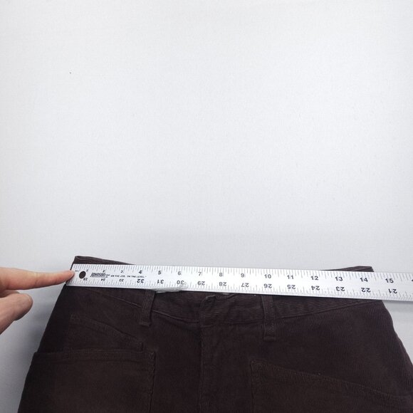 Nili Lotan Shon Pants Corduroy Espresso 0 - Picture 9 of 11